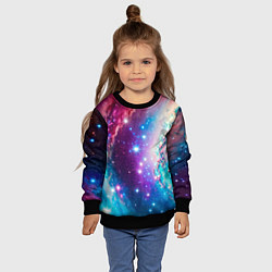 Свитшот детский Удивительная вселенная, цвет: 3D-черный — фото 2