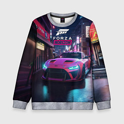 Свитшот детский Forza night racing, цвет: 3D-меланж