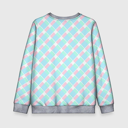 Детский свитшот Клетка из фильма Барби / 3D-Меланж – фото 2