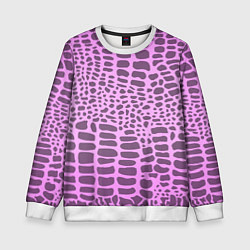Детский свитшот Розовая рептилия