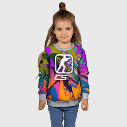 Свитшот детский КС 2, цвет: 3D-меланж — фото 2