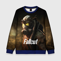 Свитшот детский Fallout game, цвет: 3D-синий