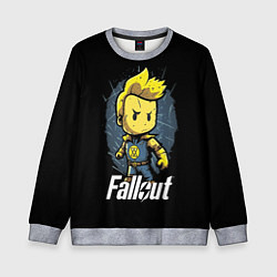 Свитшот детский Fallout boy, цвет: 3D-меланж