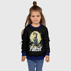 Свитшот детский Fallout boy, цвет: 3D-синий — фото 2