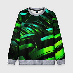 Детский свитшот Dark green abstract
