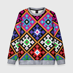 Свитшот детский Колорит, цвет: 3D-меланж