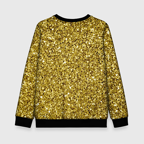 Детский свитшот Золотая крошка / 3D-Черный – фото 2