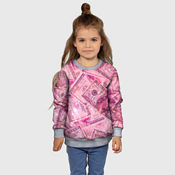 Свитшот детский Дорого богато, цвет: 3D-меланж — фото 2