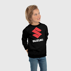 Свитшот детский Suzuki sport brend, цвет: 3D-черный — фото 2