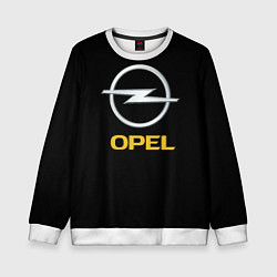 Свитшот детский Opel sport car, цвет: 3D-белый