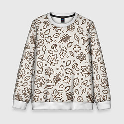 Детский свитшот Осень - бежевый 2