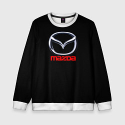 Свитшот детский Mazda japan motor, цвет: 3D-белый