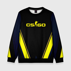 Свитшот детский Cs go sport geometry, цвет: 3D-черный