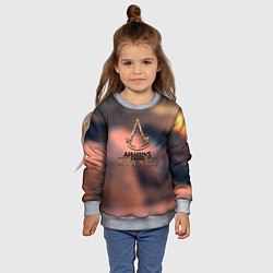 Свитшот детский Ассасин мираж, цвет: 3D-меланж — фото 2