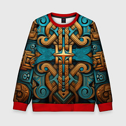 Детский свитшот Орнамент в норвежском стиле