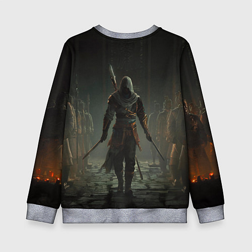 Детский свитшот Герой assassins creed jade / 3D-Меланж – фото 2