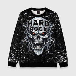 Свитшот детский Hard rock - evil skull, цвет: 3D-черный