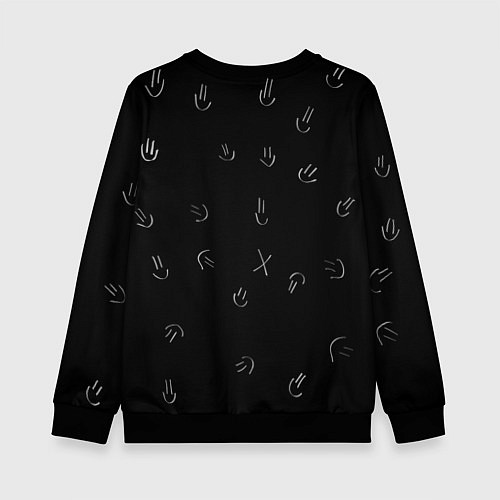 Детский свитшот Один такой грустный / 3D-Черный – фото 2
