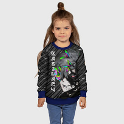 Свитшот детский Адский рай - пустой Габимару, цвет: 3D-синий — фото 2
