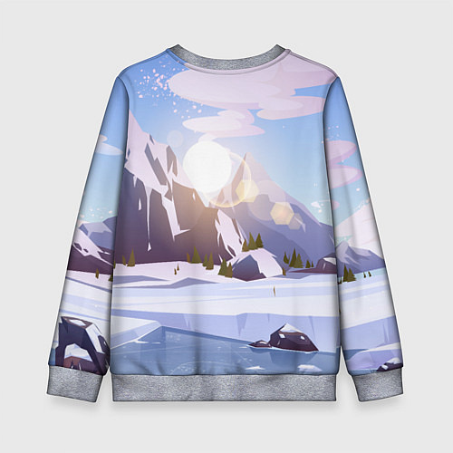 Детский свитшот Символ года дракон 2024 / 3D-Меланж – фото 2