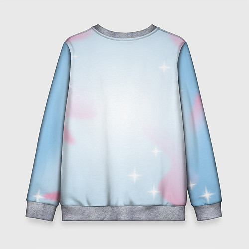 Детский свитшот Newjeans bunny / 3D-Меланж – фото 2