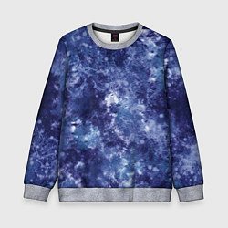 Детский свитшот Абстракция - sea blue