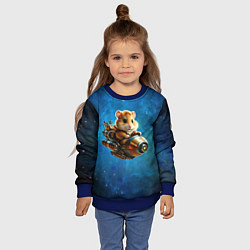 Свитшот детский Хомялёт, цвет: 3D-синий — фото 2