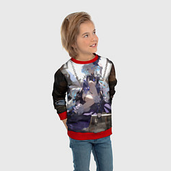 Свитшот детский Genshin Impact Фурина, цвет: 3D-красный — фото 2