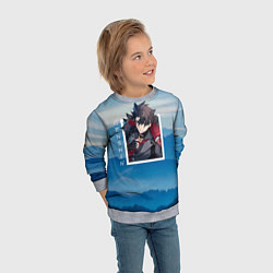 Свитшот детский Герцог Ризли, цвет: 3D-меланж — фото 2