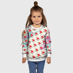 Свитшот детский Momaland pattern, цвет: 3D-белый — фото 2