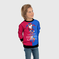 Свитшот детский Помни в ужасе The amazing digital circus, цвет: 3D-черный — фото 2