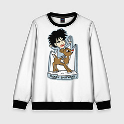 Свитшот детский The Cure - Robert Smith fun, цвет: 3D-черный
