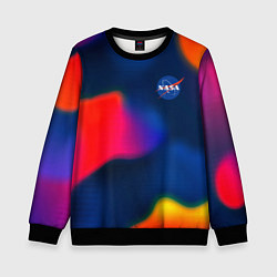 Свитшот детский Nasa gradient sportcolor, цвет: 3D-черный