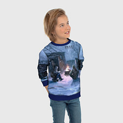 Свитшот детский STALKER 2 новички на кордоне, цвет: 3D-синий — фото 2