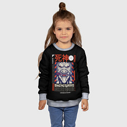 Свитшот детский Синигами, цвет: 3D-меланж — фото 2