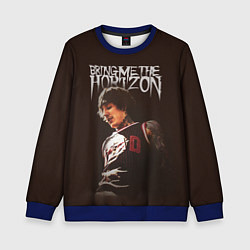 Свитшот детский Oli Sykes - Bring Me the Horizon, цвет: 3D-синий