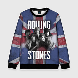 Свитшот детский Rolling Stones - Great britain, цвет: 3D-черный