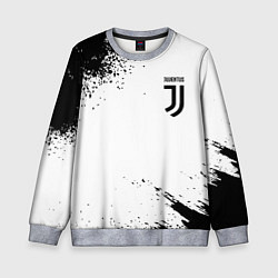 Свитшот детский Juventus sport color black, цвет: 3D-меланж