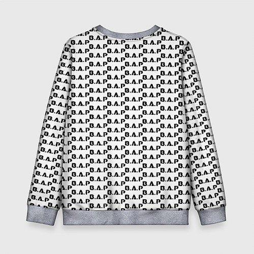 Детский свитшот BAP kpop steel pattern / 3D-Меланж – фото 2