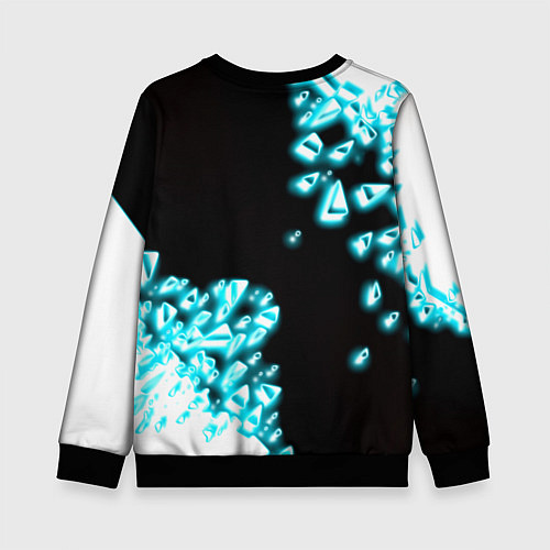 Детский свитшот Assassins Creed анимус / 3D-Черный – фото 2