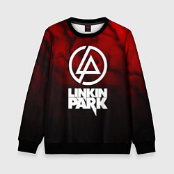 Свитшот детский Linkin park strom честер, цвет: 3D-черный