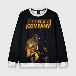 Свитшот детский Lethal Company, цвет: 3D-белый
