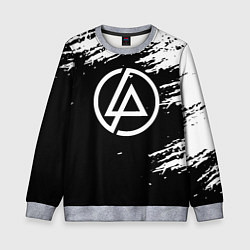 Свитшот детский Linkin Park - black and white, цвет: 3D-меланж