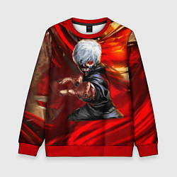 Свитшот детский Tokyo Ghoul anime, цвет: 3D-красный
