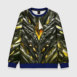 Детский свитшот Камень и золотой кристалл