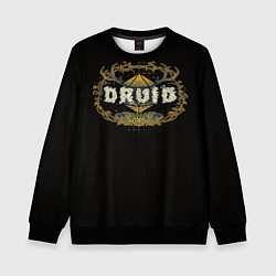 Свитшот детский Druid - DnD, цвет: 3D-черный
