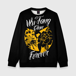 Свитшот детский Wu tang forever, цвет: 3D-черный