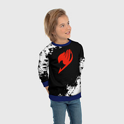 Свитшот детский Fairy Tail japan anime, цвет: 3D-синий — фото 2