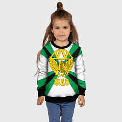 Свитшот детский ЖДВ России, цвет: 3D-черный — фото 2