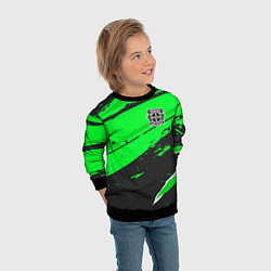 Свитшот детский Bayer 04 sport green, цвет: 3D-черный — фото 2